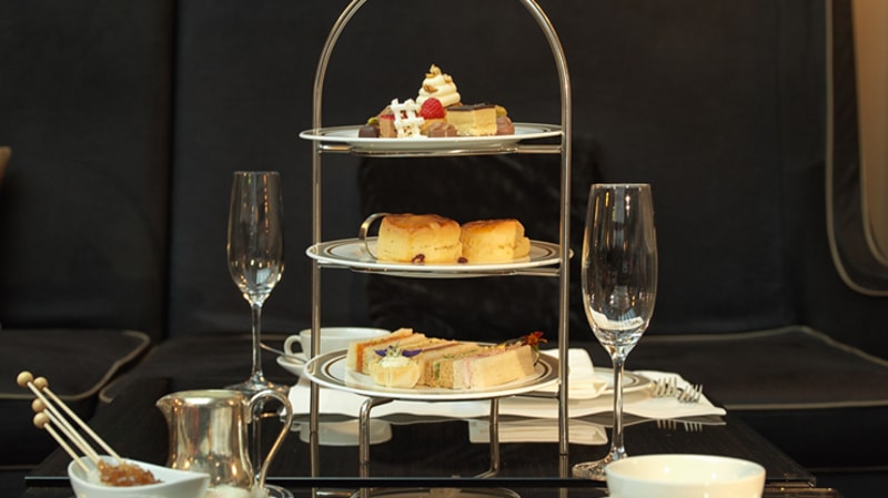 Afternoon Tea For Two With Champagne